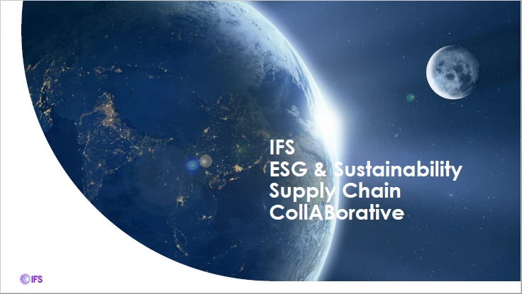 Supply Chain CollABorative February 2023 - ESG and Sustainability | IFS ...