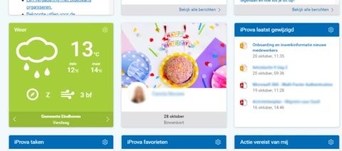 Hoe de combinatie van Interactieve Documenten, procespaden en Iris intranet de juiste informatie toont bij Groenhuysen
