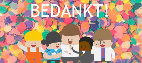 🎉 1000 maal bedankt!
