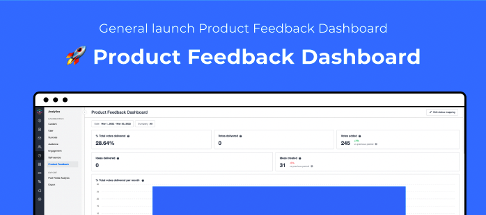 Product Feedback Dashboard goes live