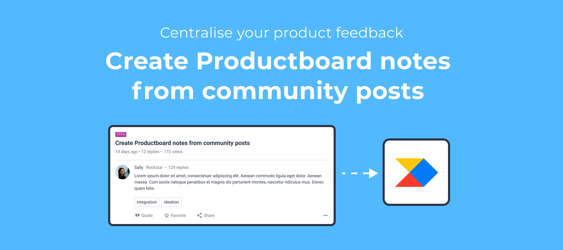 Link user feedback to related feature ideas using insights – Productboard  Support