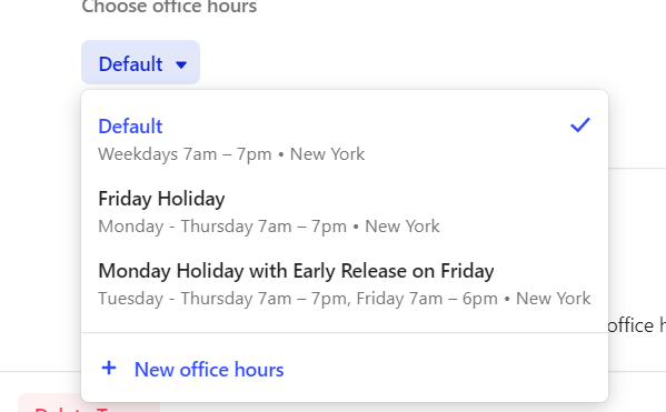 Has anyone found an efficient way to handle holiday hours being