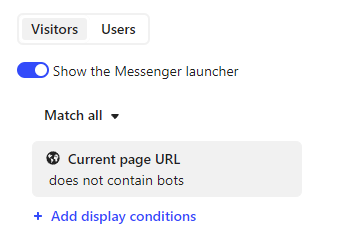 Messenger settings -> Messenger preferences