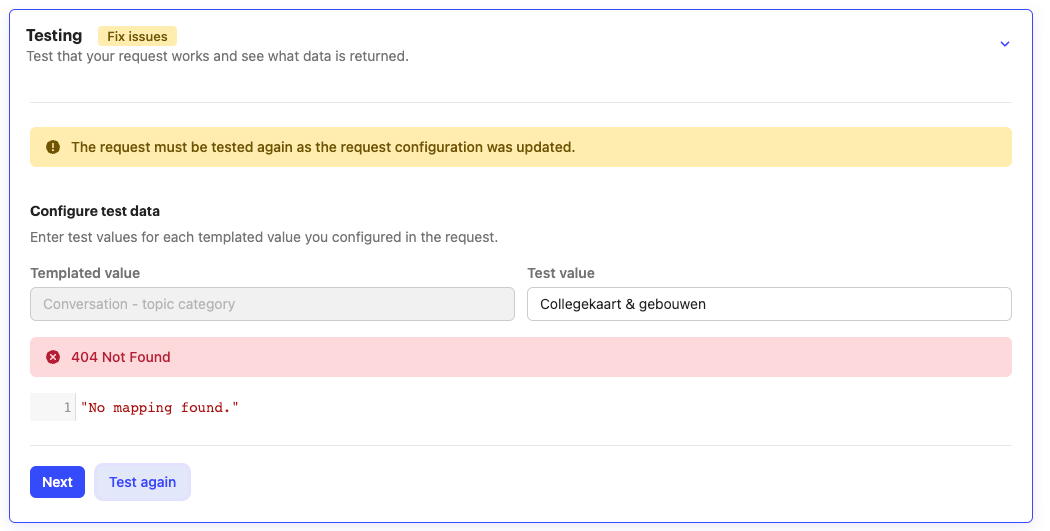 parameters example