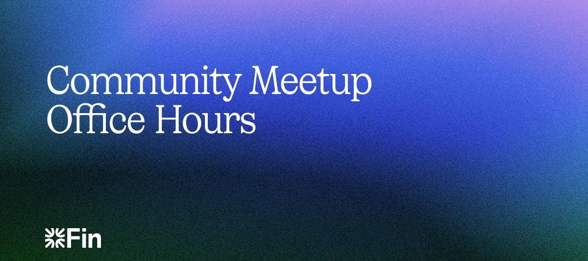 Introducing Community Meetup Office Hours