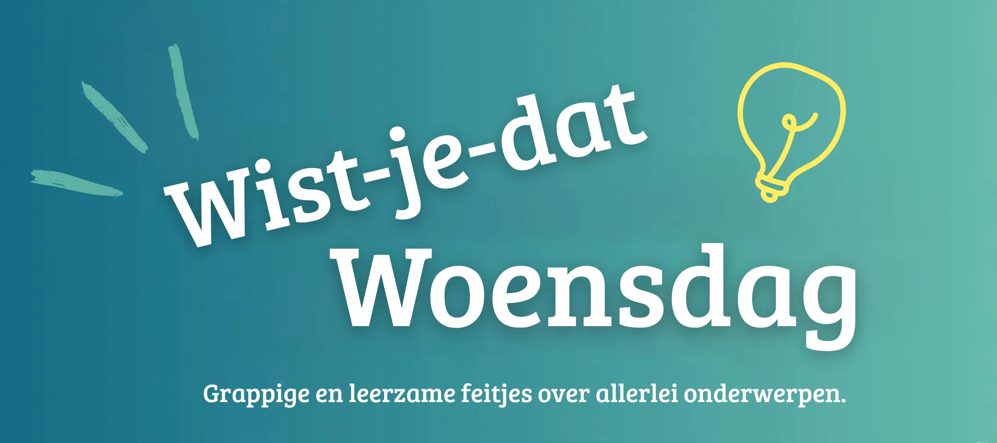 Wist-je-dat Woensdag: Internet
