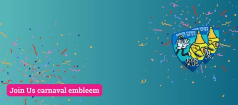 Join Us carnaval embleem