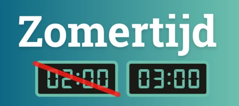 Op 31 maart start de zomertijd