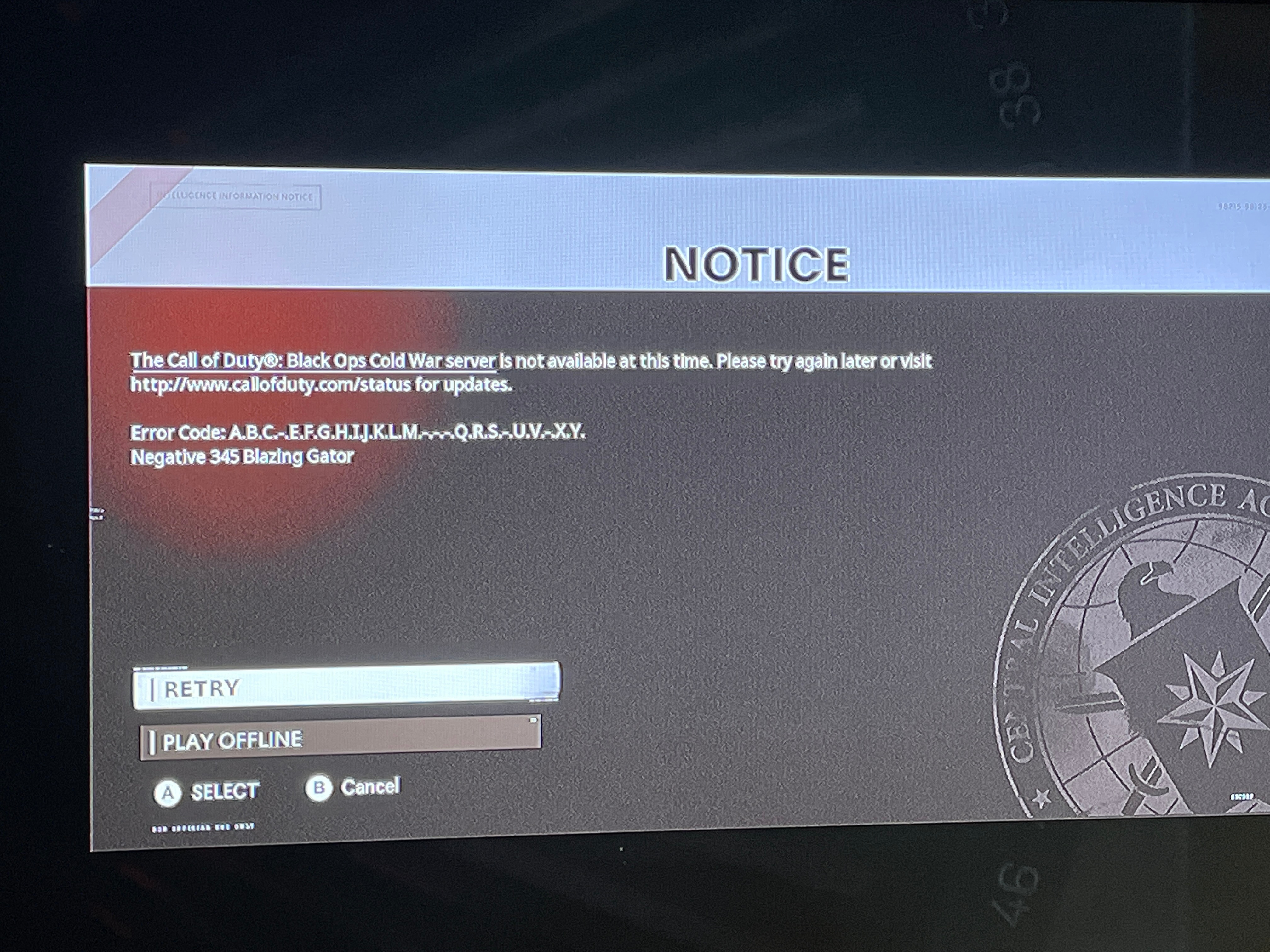 cod warzone unable to access online services