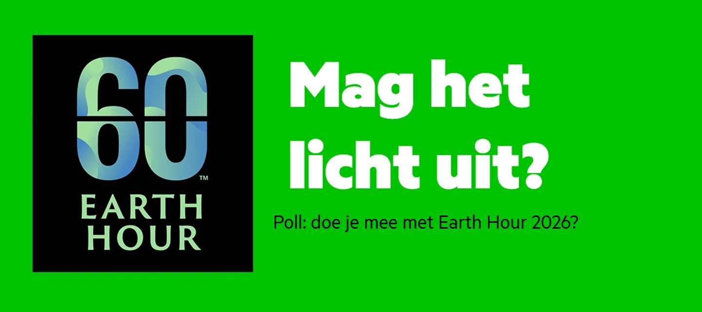 Een poll voor jou: doe je mee met Earth Hour?