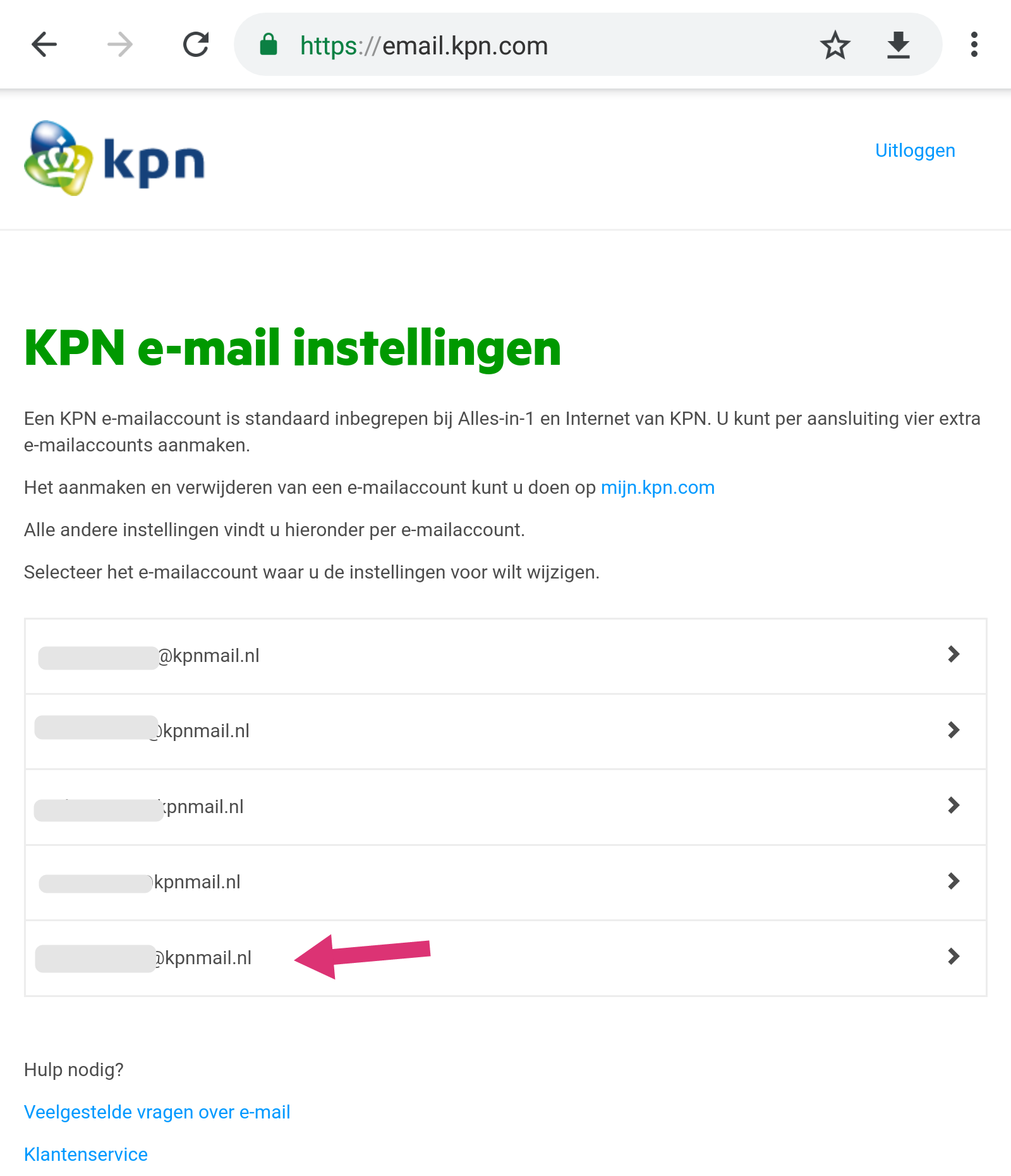 Terugspoelen rol Veilig E-mail ADRES aanmaken | KPN Community