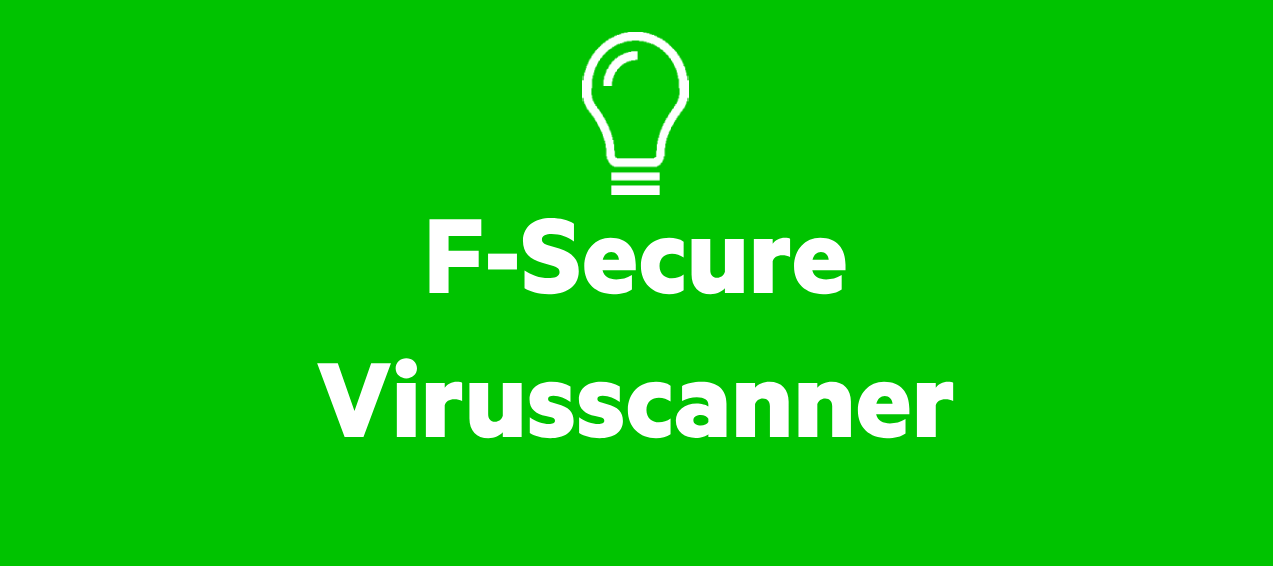 Veilig online met F-Secure Virusscanner