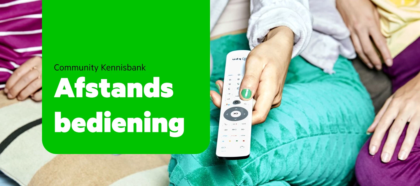 De Comfort+ voor TV+ afstandsbediening