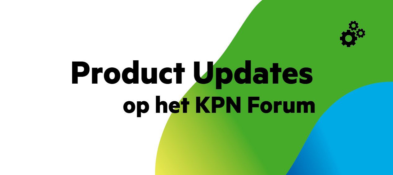 Product Updates op het Forum