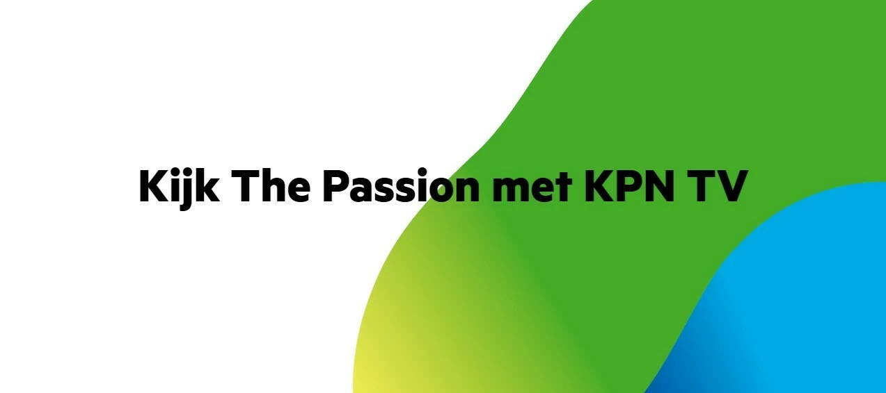 The Passion met gebarentolk vanavond voor alle KPN TV kijkers te zien