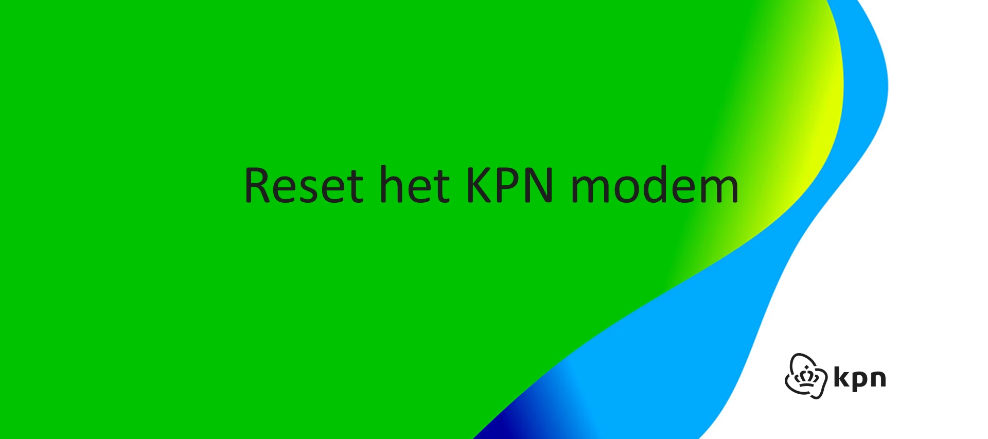 Reset het KPN modem (Experia Box / FRITZ!Box) KPN Community