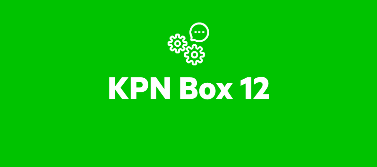 KPN Box 12: Update naar KPN Software V12.C.23.04.36