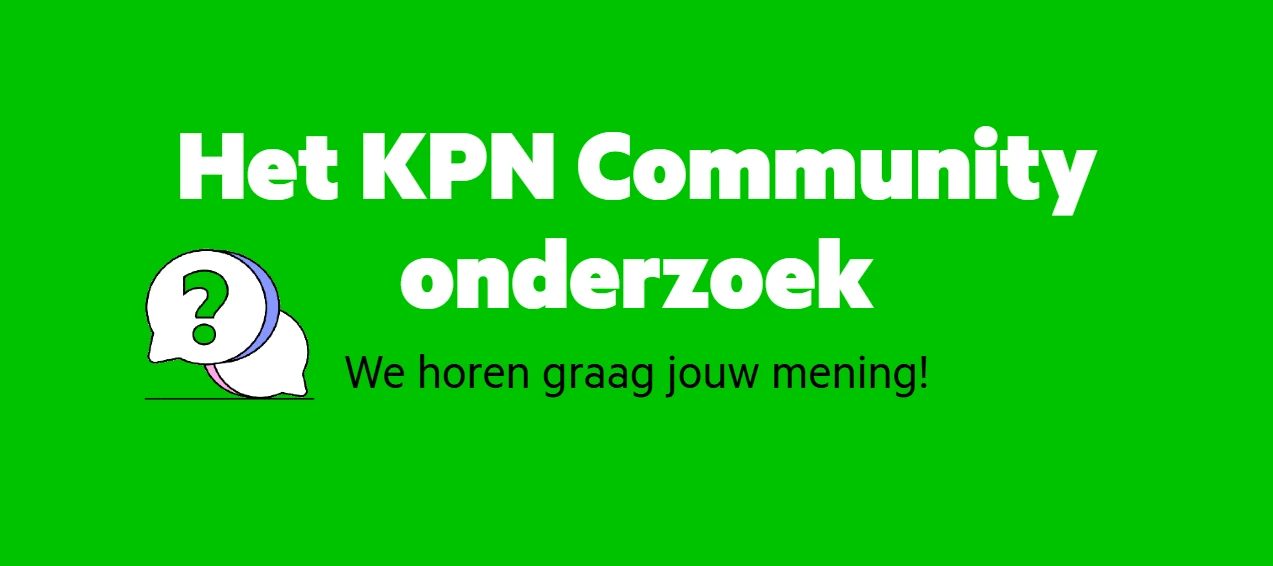 Help ons de KPN Community nog beter te maken!