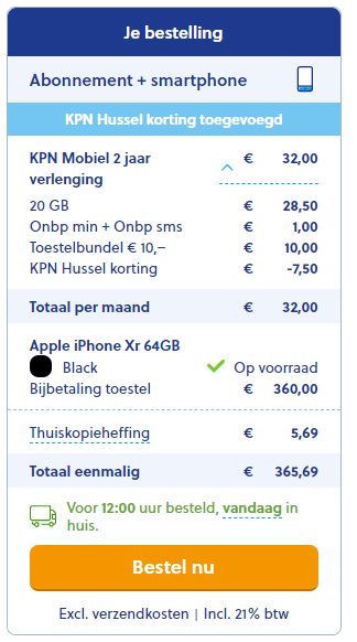 gastheer Bereiken Aas Verlening mobiel abonnement duurder dan nieuw abonnement / rekenfout? | KPN  Community