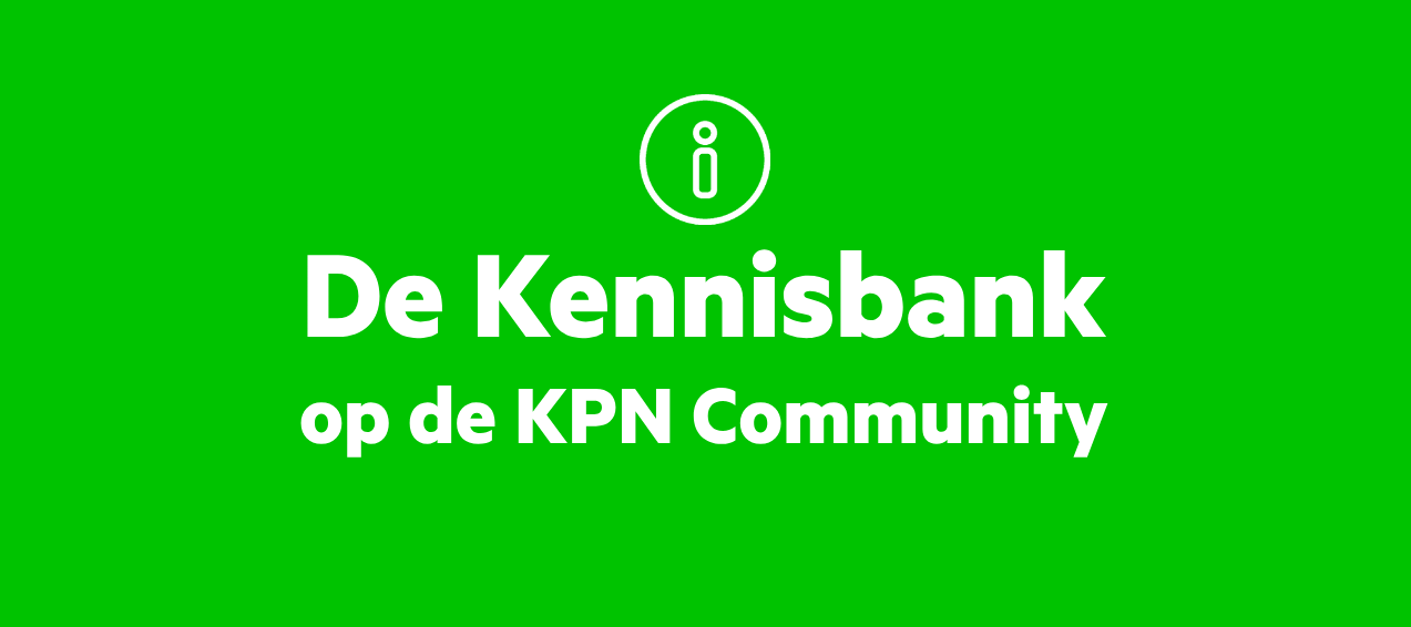 De Kennisbank in de KPN Community