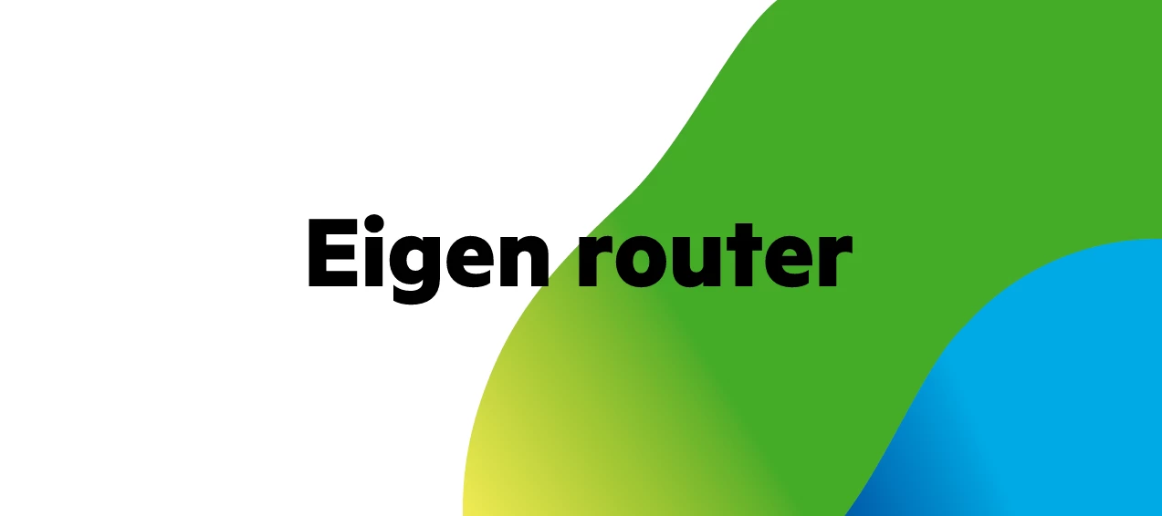 Gebruik een eigen router i.p.v. de Experia Box