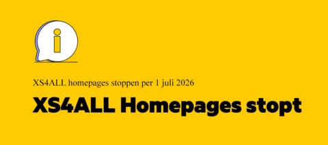 XS4ALL Homepages stopt