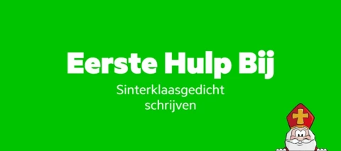 Eerste Hulp Bij Sinterklaasgedicht schrijven