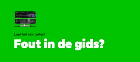 Zie je een fout in de tv-gids? Laat het ons weten!