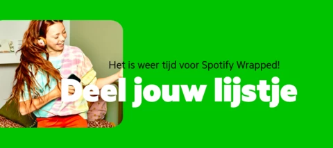 Spotify Wrapped 2025: deel jouw luisterjaar!