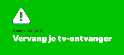We vervangen verouderde tv-ontvangers