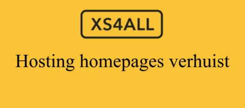 Hosting XS4ALL Homepages wijzigt