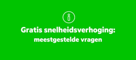 Gratis snelheidsverhoging: meestgestelde vragen