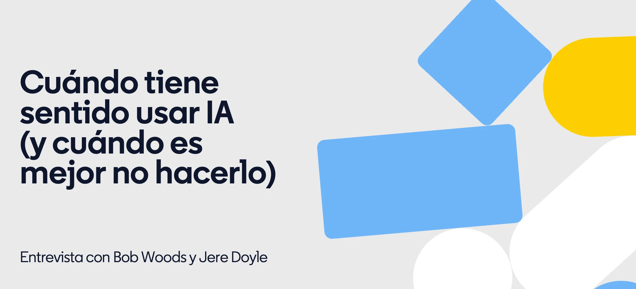 Cuándo tiene sentido usar IA (y cuándo es mejor no hacerlo) 💡 | Join ...