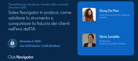 ⏯️Guarda la registrazione e scopri i 5 punti chiave della Tavola Rotonda con Giusy Da Pisa