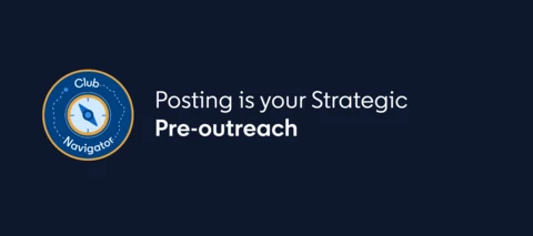 Why outreach works better when you post (and how to scale it)