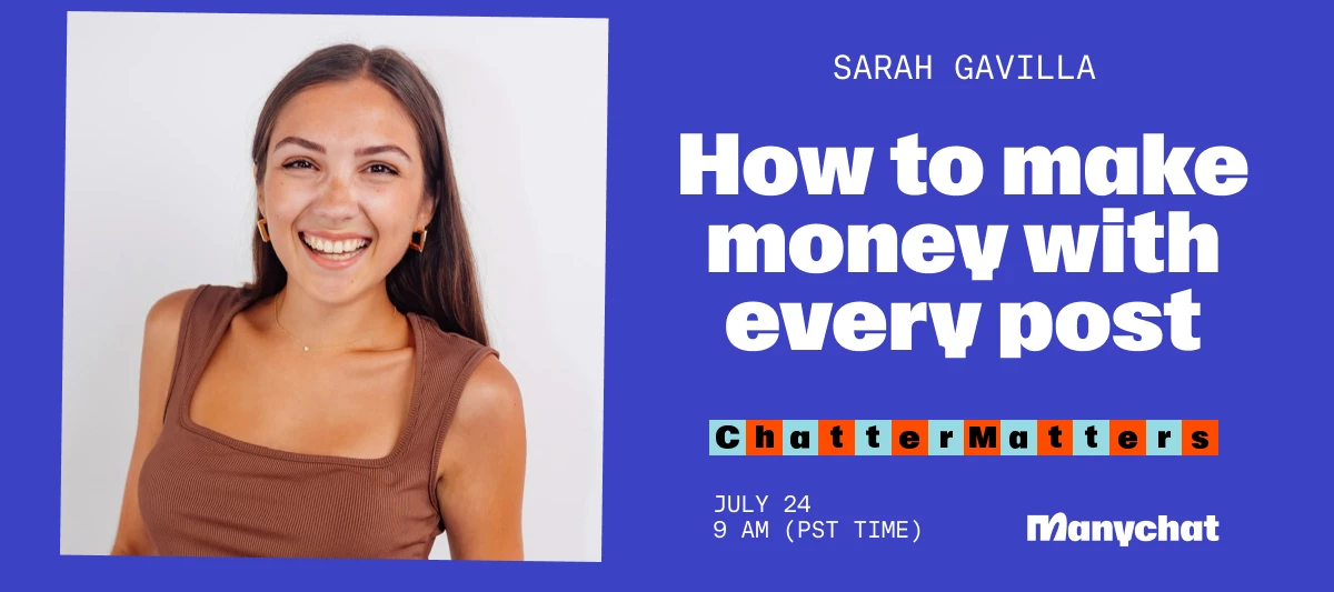 [Recording 📹] Learn how to make money with every post 💸