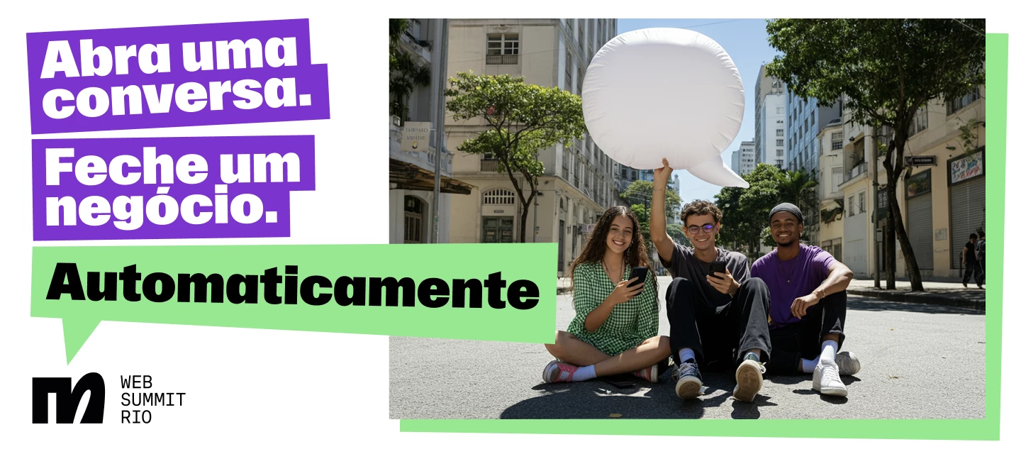 Manychat no WebSummit Rio 2025 🇧🇷 Abra uma conversa e feche um negócio!