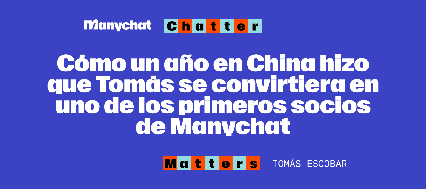 Chatter Matters: Tomás Escobar [in Spanish 🇪🇸]