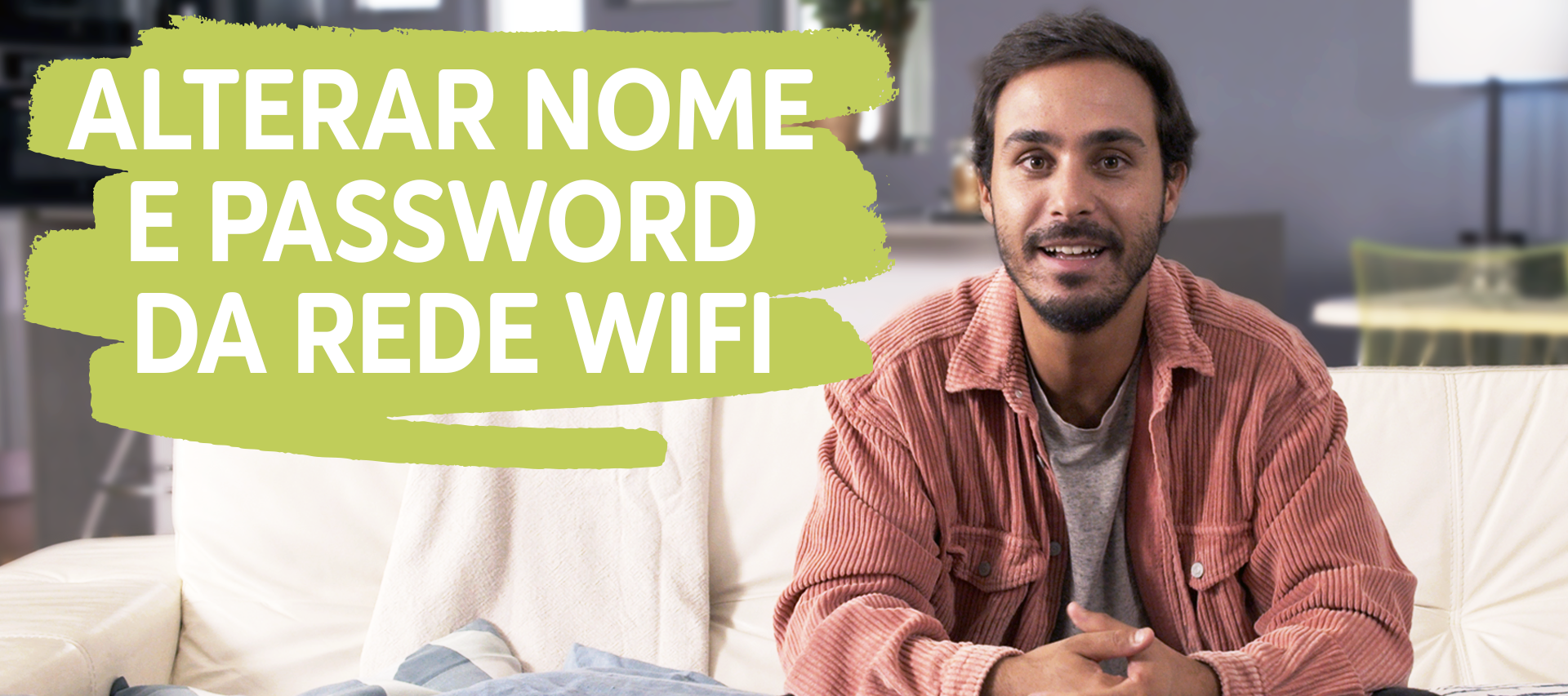 Como posso consultar ou alterar a password do WiFi do serviço MEO