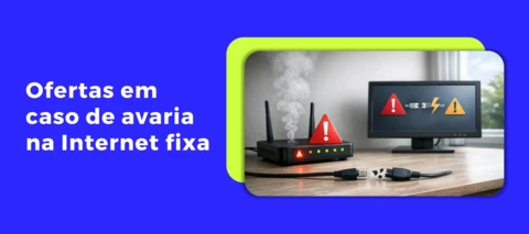 Oferta de dados móveis em caso de avaria na internet fixa