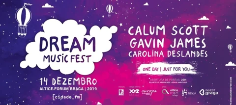 GANHE 2 BILHETES PARA O DREAM MUSIC FEST 2019 - ALTICE FÓRUM BRAGA