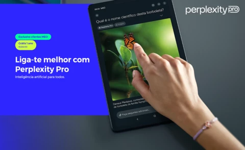 Liga-te melhor com IA Perplexity Pro - 1 ano Grátis