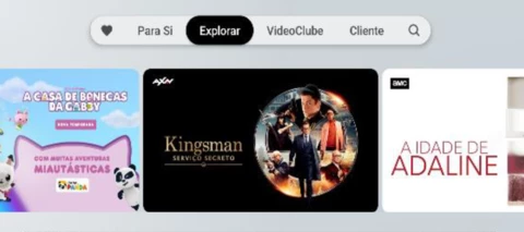 Nova versão App MEO Android TV