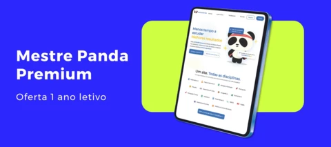 Mestre Panda Premium grátis durante 1 ano letivo