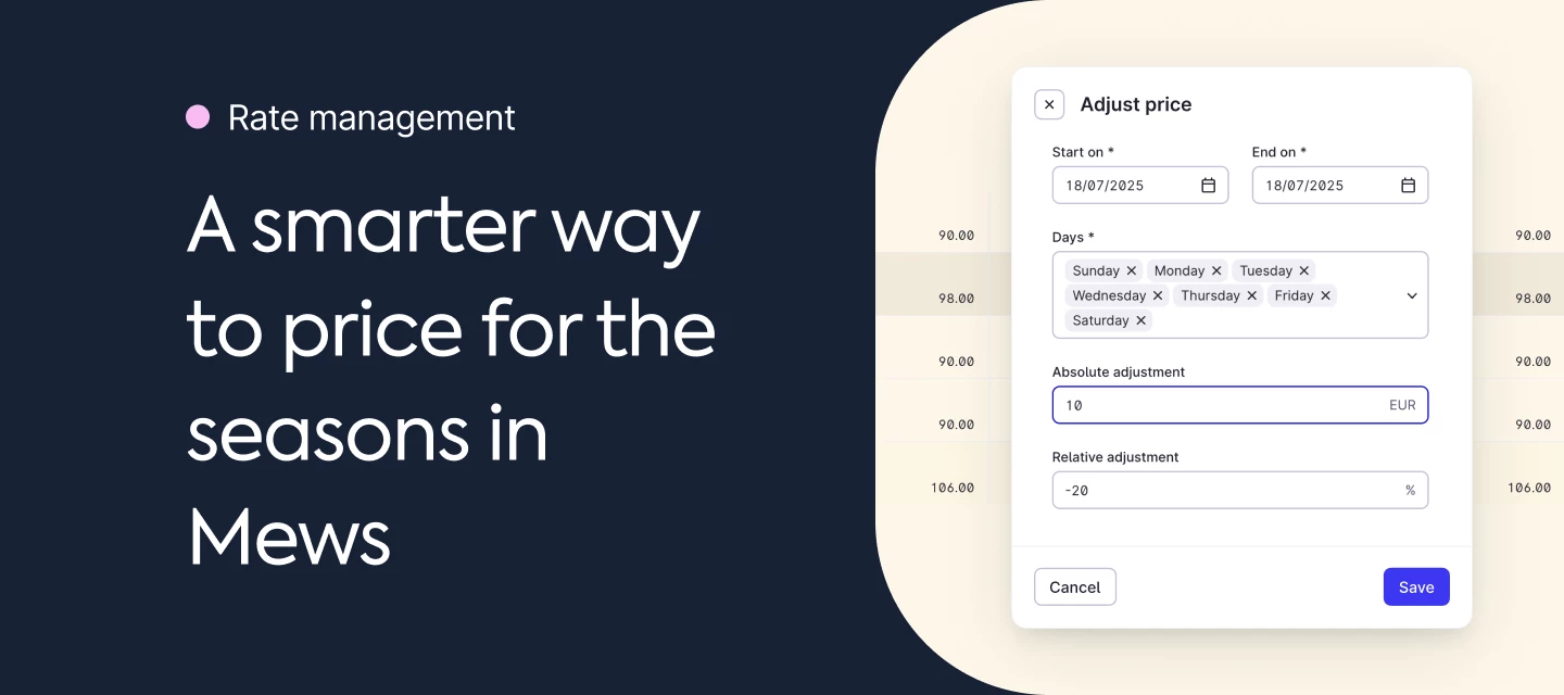 A smarter way to price for the seasons in Mews