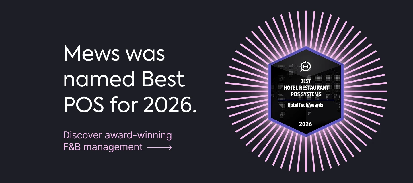 Mews was named Best POS for 2026