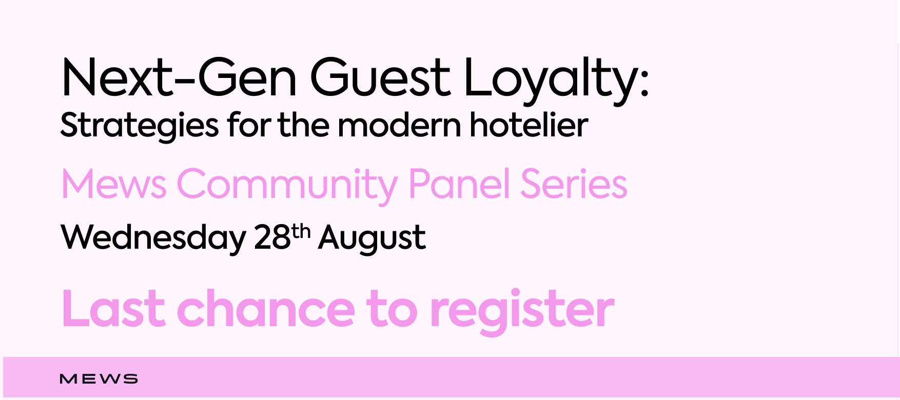 Join Us this Wednesday for the Next-Gen Guest Loyalty Panel!