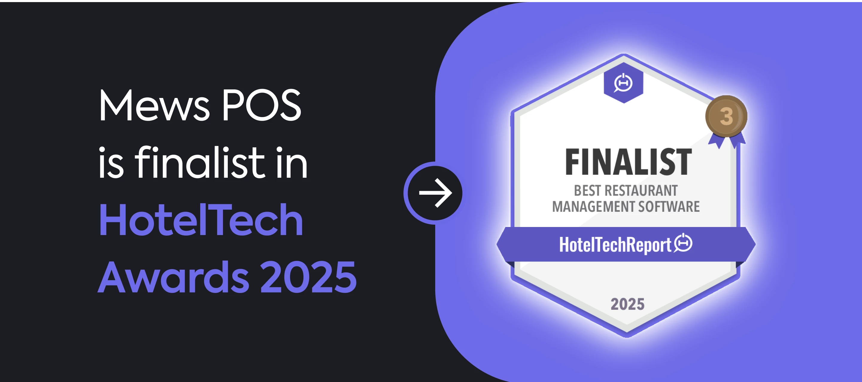 Mews POS is finalist in HotelTechAwards 2025 🏆