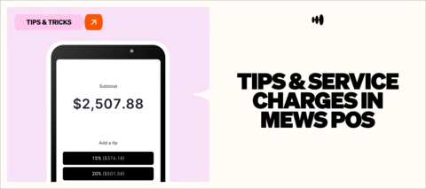 Tips & Service Charges in Mews POS – How To Handle It