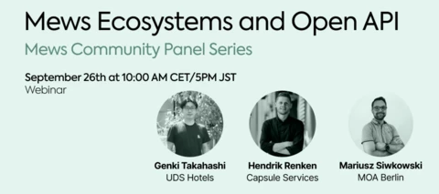 Reminder: Mews Community Panel Series - Happening Next Week!